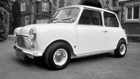 The Mini, launched with great lack of fanfare in 1959. Times have changed