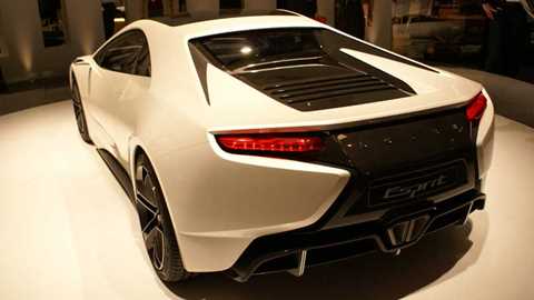 Lotus Esprit one of the daring concept cars on show at the Paris motor show