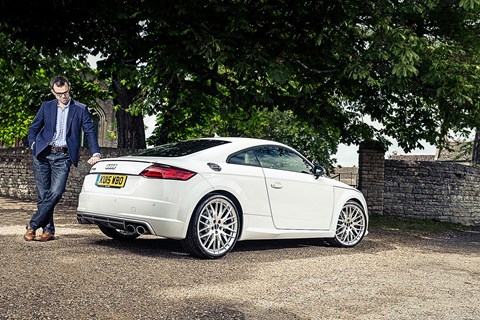 CAR magazine's Tim Pollard and our new Audi TTS