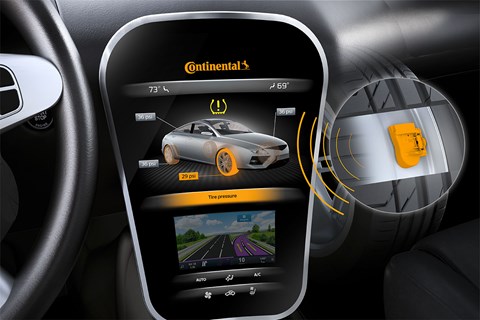 Continental has 38,000 staff in chassis/safety. Next-gen tyre monitoring could be a life-saver