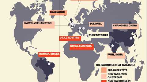 The map to how JLR plans to top 1m sales by 2020