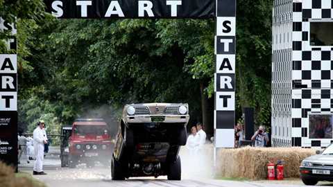 The start of the Goodwood Festival of Speed preview