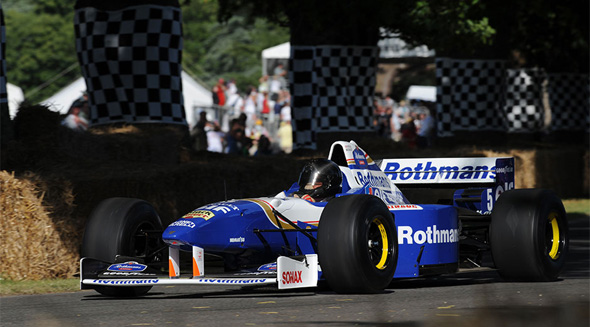 Memories of '96- Damon Hill in his Williams FW18