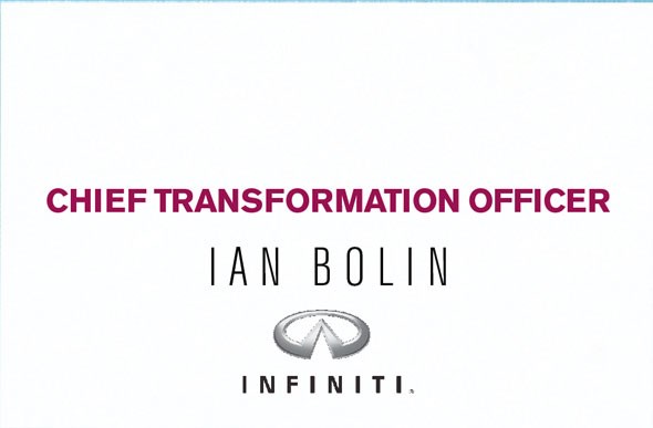 Infiniti chief transformation officer