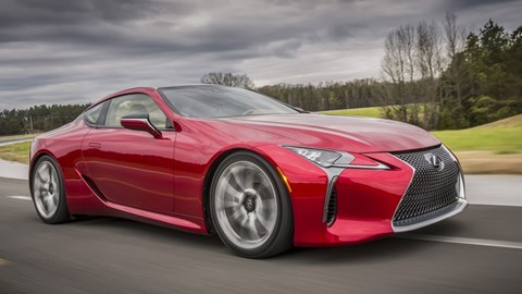 Dramatic, V8-powered LC500 seeks to put a halo around the Lexus range