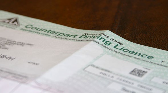 The paper counterpart driving licence was introduced in 1998, phased out in 2015