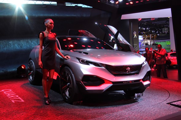 Peugeot Quartz concept at Paris motor show 2014