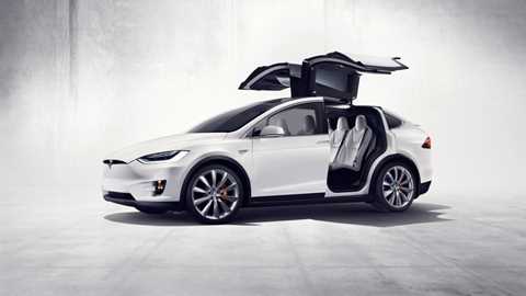 The world's first production all-electric SUV: Tesla's Model X