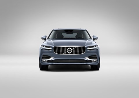 The new Volvo S90 in regular trim: unveiled at the Detroit motor show