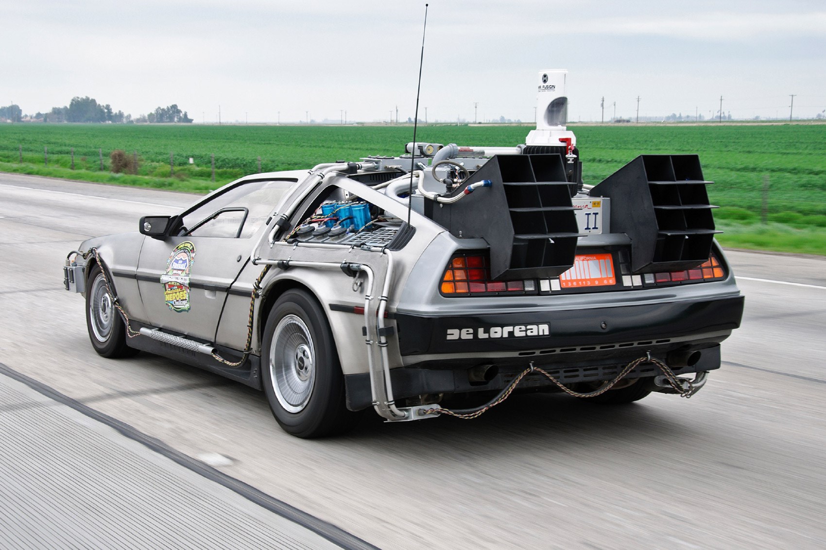 DeLorean goes back to the future to reproduce DMC-12 car