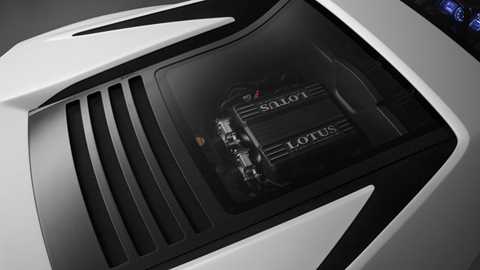 Out with the Toyota V8, in with the Lotus inhouse 4.8 V8