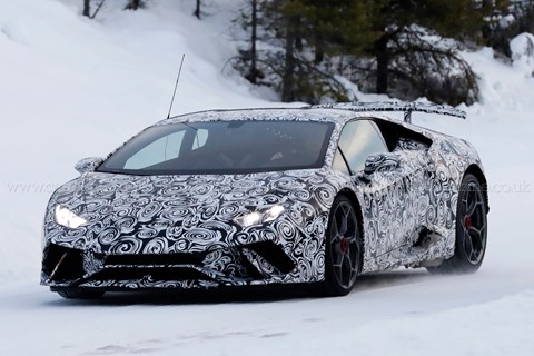 2017 Lamborghini Huracan Superleggera spy shots