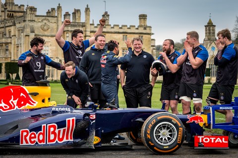 Red Bull's Daniel Ricciardo and Bath Rugby