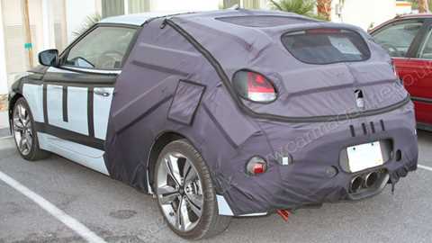 We caught the Hyundai Veloster Turbo on test in the US in summer 2011