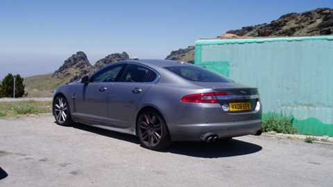 Jaguar XF-R, spied by a 15-year-old CAR Online reader