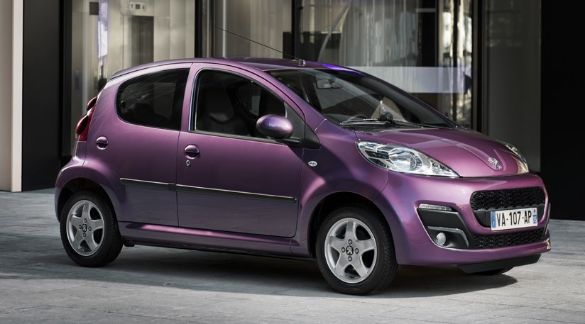 Peugeot 107 facelift (2012) first official pictures