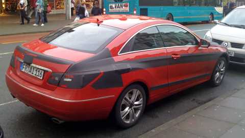 Mercedes CLK reader spy photos 