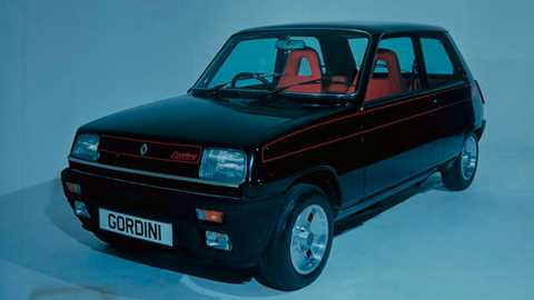 The original Renault 5. Seen here in go-faster Gordini hot hatch spec