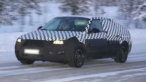Saab 9-5 spy photos