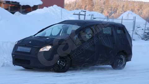 Peugeot's new MPV scooped winter testing