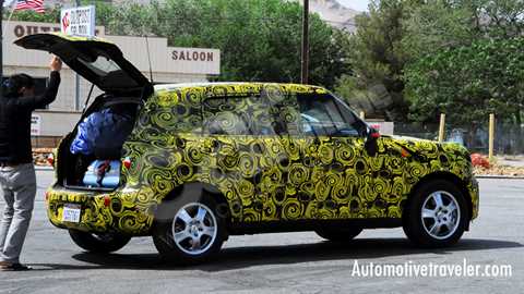 The new 2010 Mini SUV won't have the Clubman's barn doors. Just a normal tailgate then