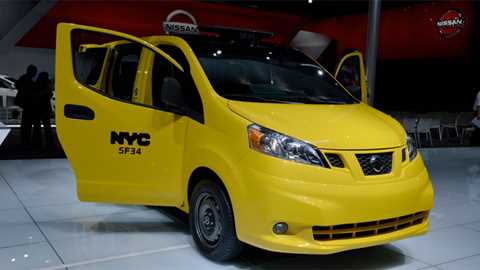 Nissan NV200 Taxi at New York motor show 2012