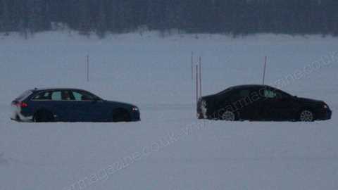 Peugeot 408 – or is it the 508 – being benchmarked against an Audi A4. Peugeot is aiming high...