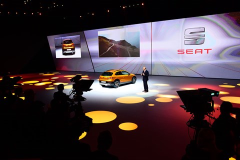 The Seat Leon Cross Sport at the Frankfurt motor show