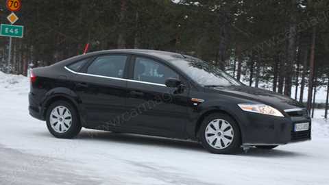 Ford Mondeo facelift (2010) spied testing