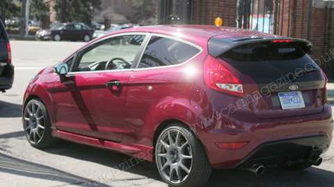 The new Ford Fiesta ST was spotted in Dearborn, US