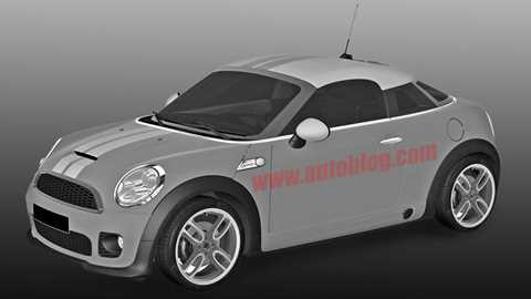 The 2011 Mini Coupé – spilled in these official patent office pictures