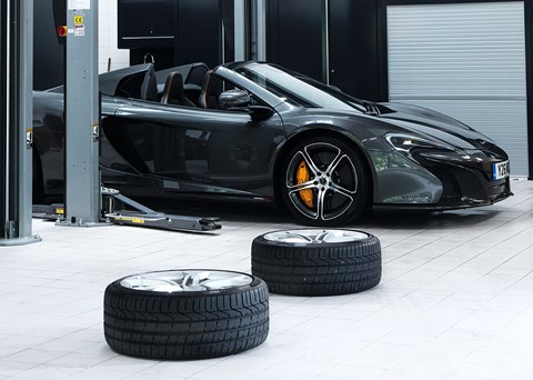 Our 650S waiting patiently to leave