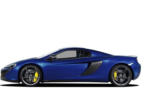 Topless! The 650S in Spider form 