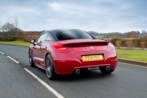 The RCZ's best angle: that famously double-bubble roof