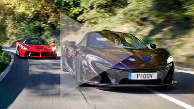 LaFerrari vs McLaren P1 driven: world’s first twin test review