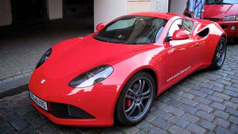 The Artega GT spied by CAR reader Jack Turner in Prague