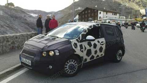 The new Chevrolet Aveo, not the premium 500/Mini rival