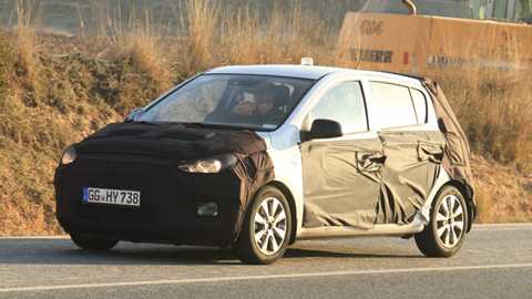The new 2012 Hyundai i20, scooped by CAR's spy photographers