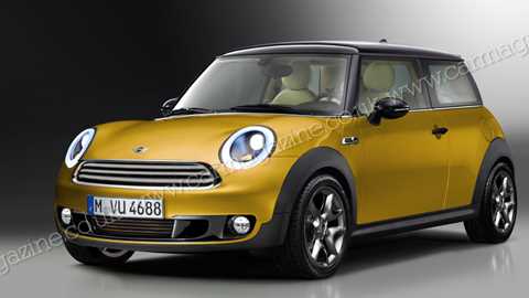 The new F56 Mini hatchback. CAR Magazine's artist's impression