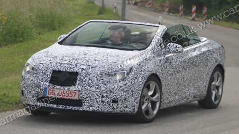 Vauxhall covertible (2012) papped by CAR