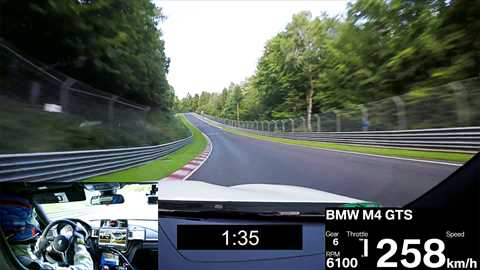 Joerg Weidinger keeping as calm as you like travelling at around 158mph