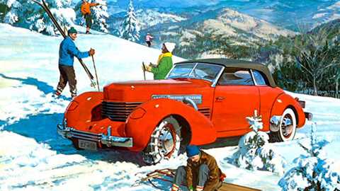 Cord 810 featured hidden headlights in 1936