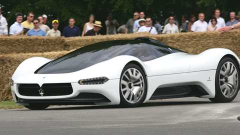 the Maserati Birdcage concept was created by the same designer as the Ferrari Enzo, celebrating 75 years of Pininfarina in 2005