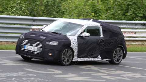 The Hyundai Veloster Turbo facelift - coming out in 2015