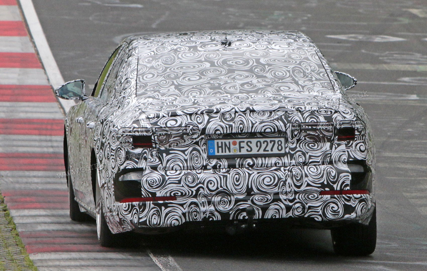 New Audi S8: punchy limo spotted at the limit on test