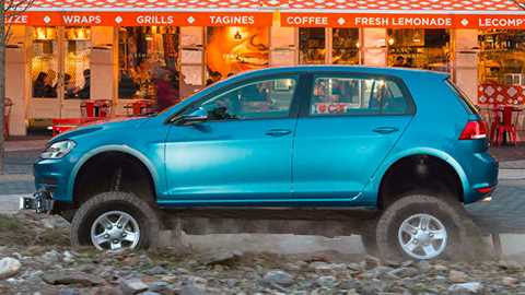 Volkswagen is working on a Golf SUV spin-off for 2018. Production version probably won't look like this