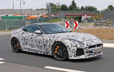 Jag F-type SVR will be 4wd, as confirmed by power bulge