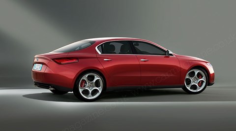 CAR magazine's artist's impression of the Alfa Romeo Giulia