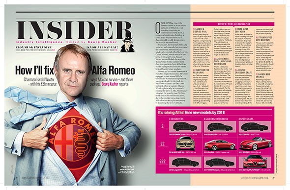 The Alfa Romeo renaissance is detailed in the new January 2015 issue of CAR magazine