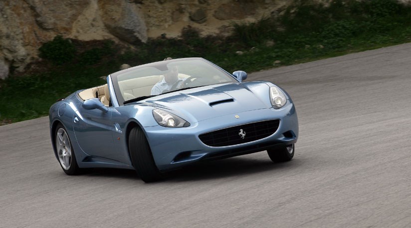 Photo of the week (2008): Ferrari California crossed up | CAR Magazine